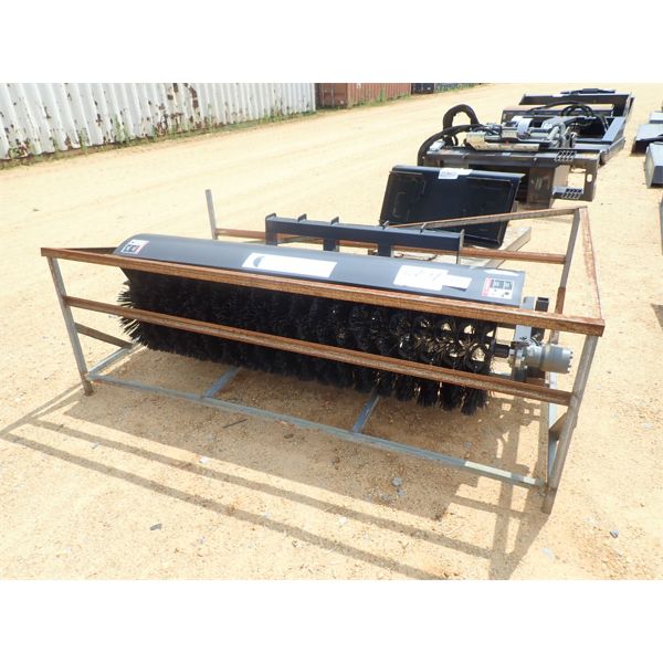 JCT BROOM, 72" WIDE, fits skid steer loader 