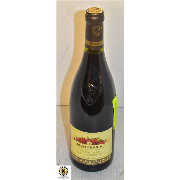 MOMMESSIN 2002 RED 12.5% 750ML