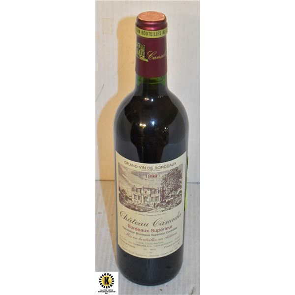 CHATEAU CANADA 1999 RED WINE 13% 750ML