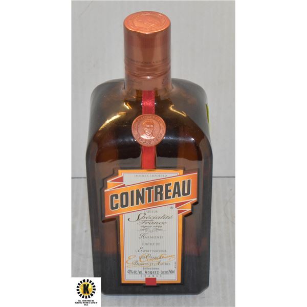 COINTREAU ORANGE LIQUOR 40% 750ML