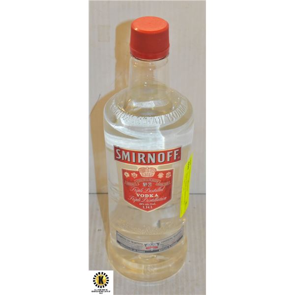 SMIRNOFF TRIPLE DISTILLED VODKA 40% 1.14L