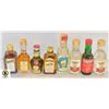 FLAT OF ASSORTED MINI LIQUEUR BOTTLES