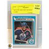 WAYNE GRETZKY ROOKIE TRIBUTE CARD