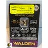 Image 1 : NEW WALDEN 4K 32 GB MICRO SD CARD