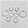 Image 1 : S138-92 SILVER MULTIPLE SETS EARRINGS