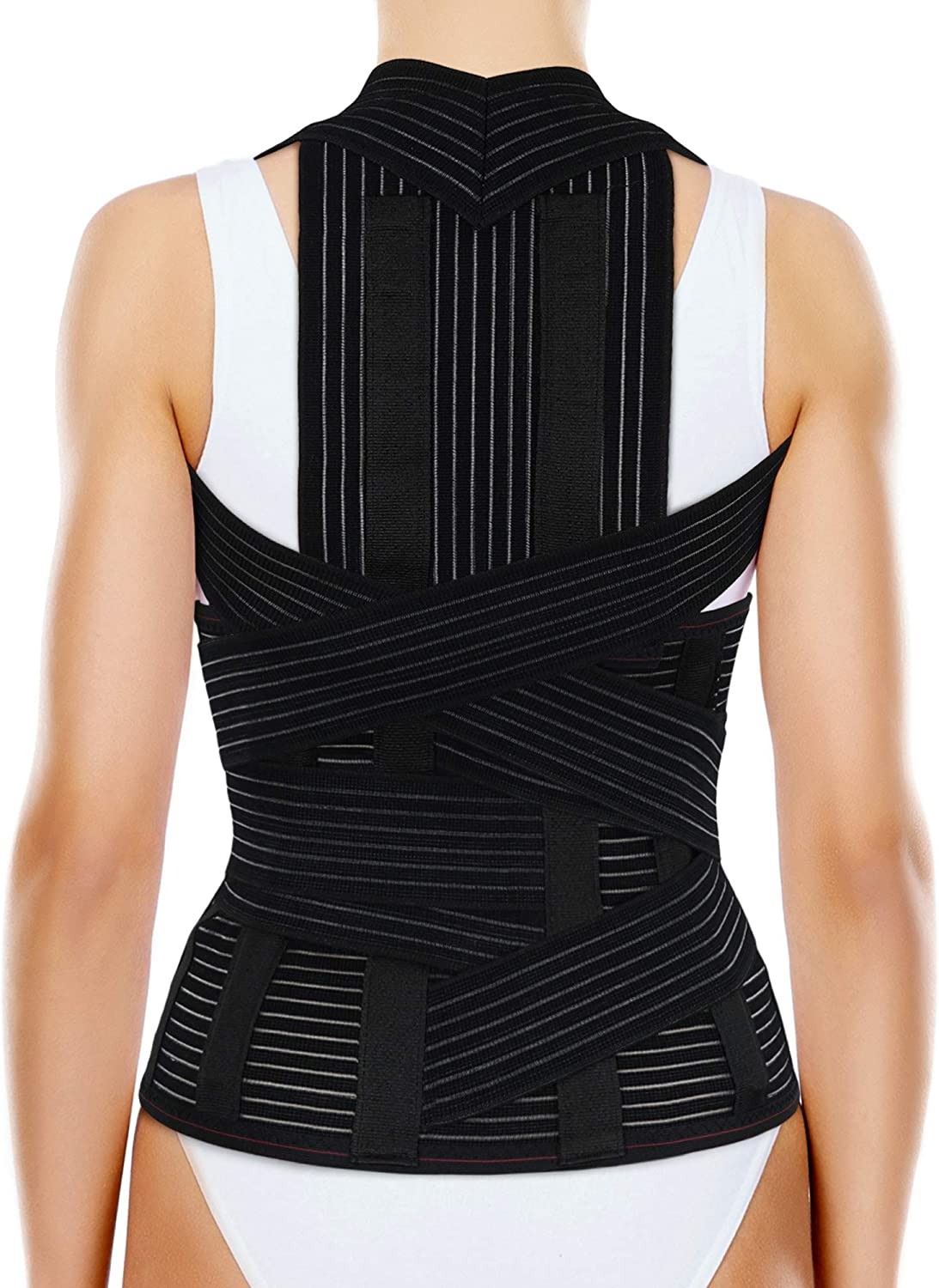 ORTONYX FULL BACK SUPPORT BRACE WITH REMOVEABLE