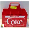 Image 1 : RED VINTAGE COCA COLA FAMILY PACK 6