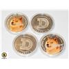 Image 1 : 4 SILVER DODGECOIN