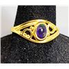 Image 1 : 6)  NATURAL OVAL CUT BLACK ETHIOPIAN OPAL SET IN