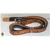 Image 1 : 3 MENS LEATHER BELTS SIZE LARGE-XL-ESTATE