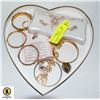 Image 1 : HEART BOX FULL OF ESTATE FANCY JEWELRY