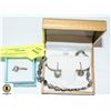 ESTATE BRACELET EARRINGS & RING IN BOXES