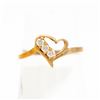 BZ601-27 10K DIAMOND 0.08CT RING SIZE 6