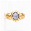 Image 1 : BZ601-30 SILVER TANZANITE 1.6CT RING SIZE 7.75