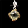 Image 1 : BZ601-40 LEMON TOPAZ PENDANT 5.8CT