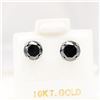 Image 1 : BZ601-4 10K BLACK MOISSANITE EARRINGS