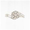 BZ601-47 SILVER 7 DIAMOND RING SIZE 7