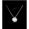 925 SILVER FRESHWATER PEARL HEART NECKLACE