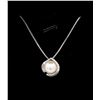 Image 1 : 925 SILVER FRESHWATER PEARL HEART NECKLACE