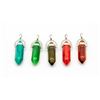 5 NEW GEMSTONE PENDANTS TOWNEY QUARTZ, BROWN