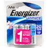 Image 1 : PACK OF 8 ENERGIZER ULTIMATE LITHIUM AA BATTERYS