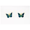 Image 1 : NEW GOLD PLATED BUTTERFLY THEMED EARRINGS