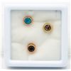 Image 1 : 3 NEW GOLD PLATED STAINLESS STEEL PENDANTS