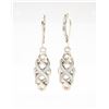 Image 1 : NEW SILVER PLATED ENAMEL INLAY EARRINGS