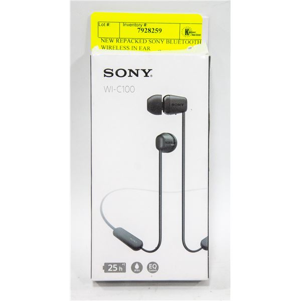 NEW REPACKED SONY BLUETOOTH WIRELESS IN EAR