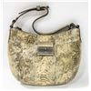 Image 1 : AUTHENTIC DESIGNER COACH SNAKE EMBOSSED