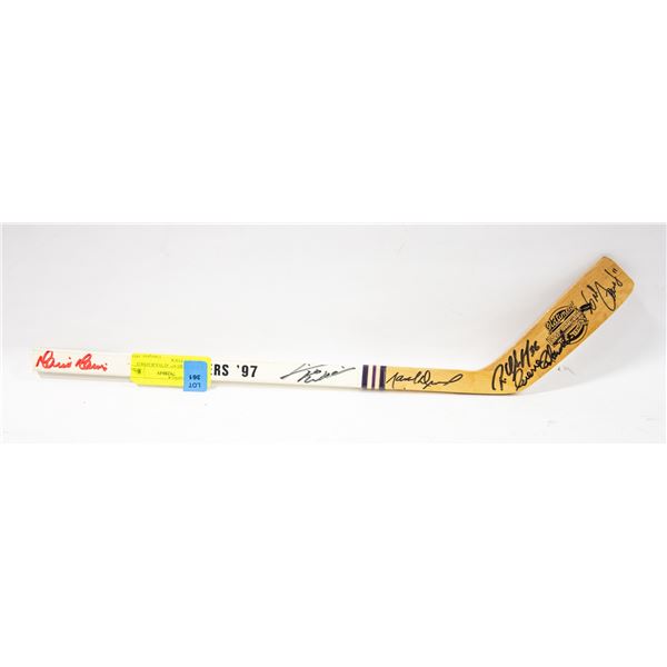 OLDTIMERS 97  AUTOGRAPHED HOCKEY STICK