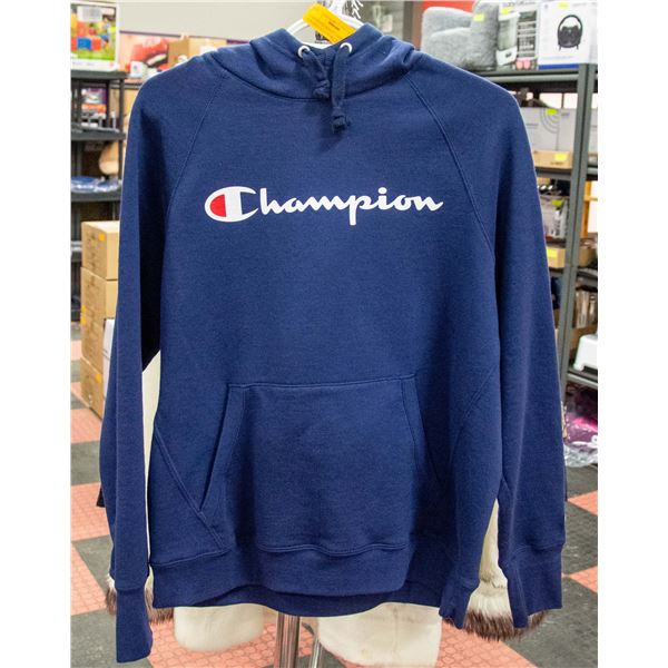 UNUSED CHAMPION LADIES LARGE HOODED SWEATSHIRT W/