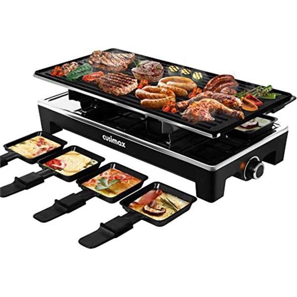 NEW CUSIMAX 8 PERSONS RACLETTE GRILL