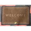 Image 1 : NEW BROWN AND BLACK WELCOME MAT