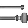Image 1 : NEW BOOMJOG 28" - 48" PEWTER CURTAIN ROD