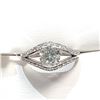 Image 1 : S259-1 10K DIAMOND + 26 SIDE MOISSANITE RING