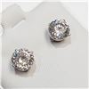 Image 1 : S259-2 14K MOISSANITE (2.4CT) EARRINGS
