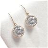 Image 1 : S259-7 10K LASER CUT MOISSANITE (5CT) EARRINGS