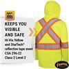 Image 2 : NEW PIONEER MENS LARGE HIGH VISIBILITY JACKET