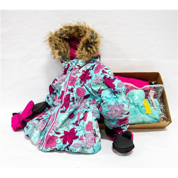 NEW GUSTI 4-6X SIZE GIRLS YOUTH SNOW SUIT SET