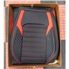 NEW RED AND BLACK CAR SEAT COVER SET