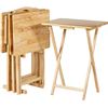 Image 1 : NEW AMAZON BASIC CLASSIC TV DINNER / SNACK TABLE