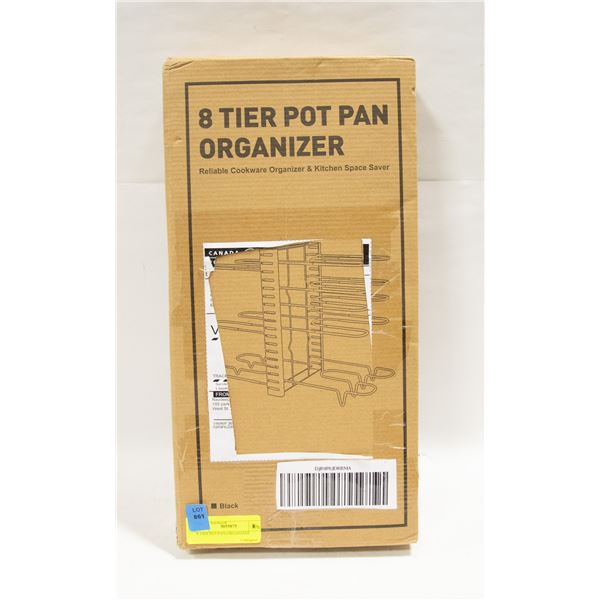 8 TIER POT/PAN ORGANIZER