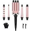 Image 1 : NEW MACOMETRY 5 IN 1 HAIR CURLING WAND SET