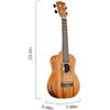 Image 2 : NEW STRONG WIND 23" MAHOGANY CONCERT UKELELE