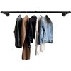 Image 1 : NEW 60" INDUSTRIAL PIPE CLOTH HANGING BAR