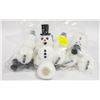 Image 1 : BUNDLE OF 10 NEW SILICONE SNOWMAN PIPES WITH