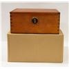 Image 1 : 2 NEW WOODEN STASH LOCK BOXES