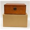 Image 1 : 2 NEW WOODEN STASH LOCK BOXES