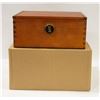 Image 1 : 2 NEW WOODEN STASH LOCK BOXES